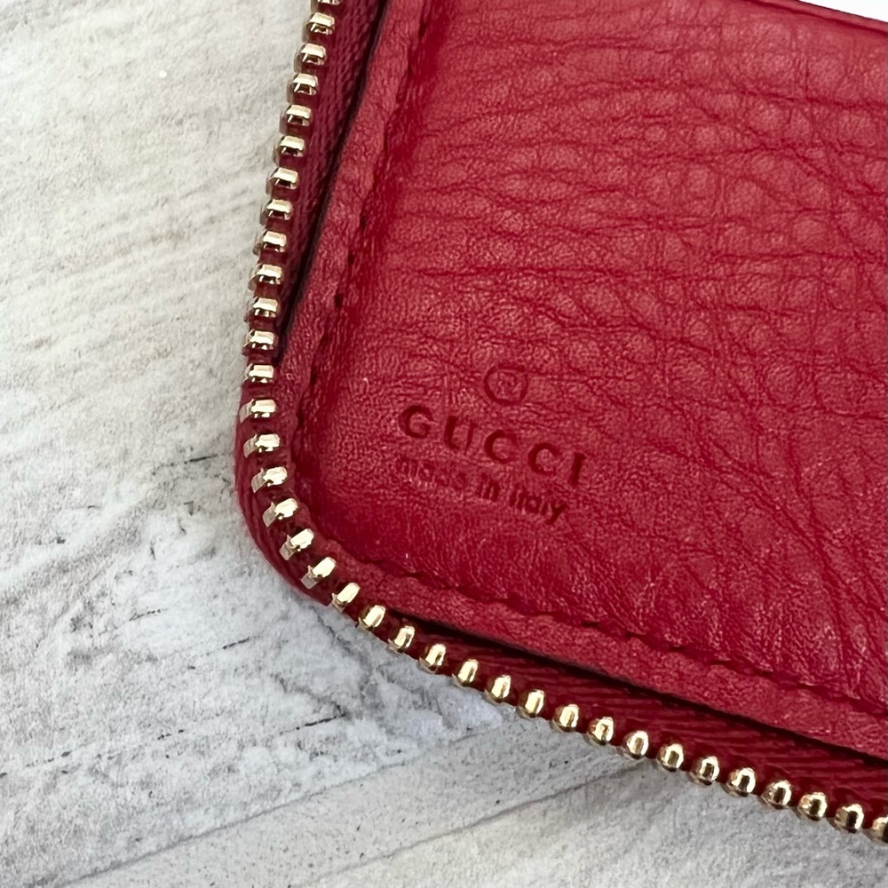 Gucci soho Red Leather Wallet - Picture 8 of 9